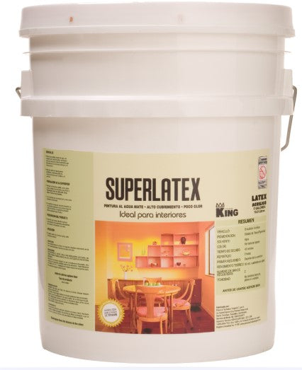 pintura acrilica ecnomica latex king