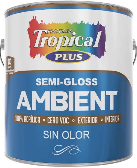 pintura semiglos ambient sin olor tropical