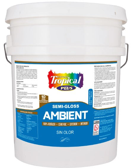 pintura semiglos ambient sin olor tropical