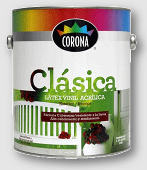 pintura acrilica clasica corona