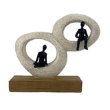 FIGURA ABST 22X5.3X18.5CM