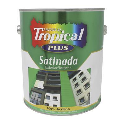 Pintura satinada plus tropical