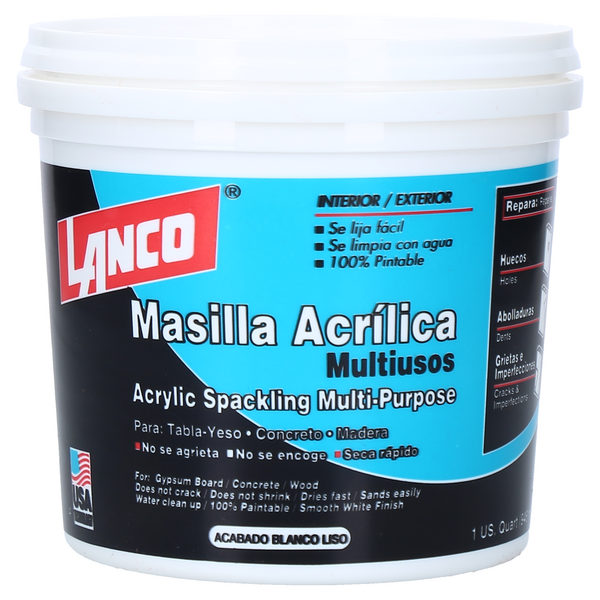 Masilla spackling 1/4 gl