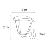 Lámpara de led para exterior tipo farol soportado