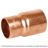 Cople reducción bushing cobre