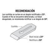 Cuchillo y contra para cepillo de carpintero