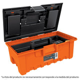 Caja con compartimentos, naranja