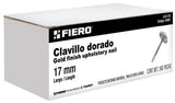 Clavillo dorado, 17mm fiero