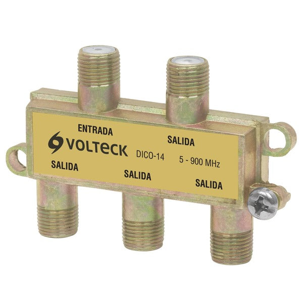 Divisor coaxial de 1 entrada y 4 salidas