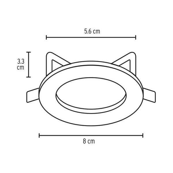 Ojo de buey fijo de 50w