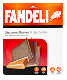 Kit de Lijas para Madera (3 Hojas, 230 × 290 mm)