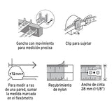 Cinta métrica xtra cinta blanca