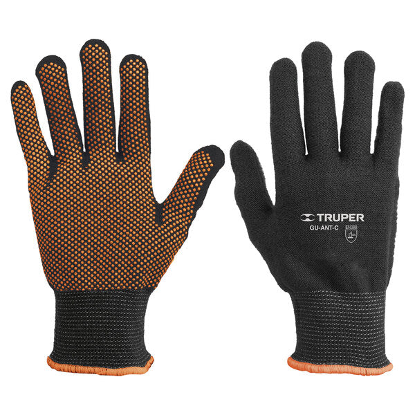 Guantes nylon, puntos de pvc palma