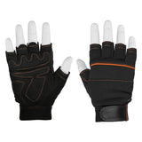 Guantes de cuero sintético cortos para mecánico