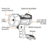 Linterna (foco) de led recargable