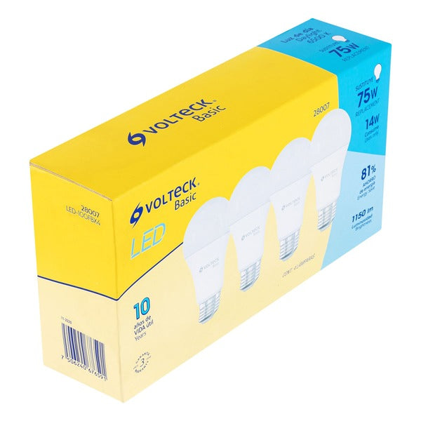 Multipacks de 4 bombillos de led tipo bulbo