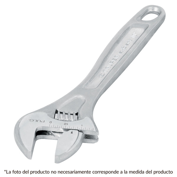 llave ajustable cromada