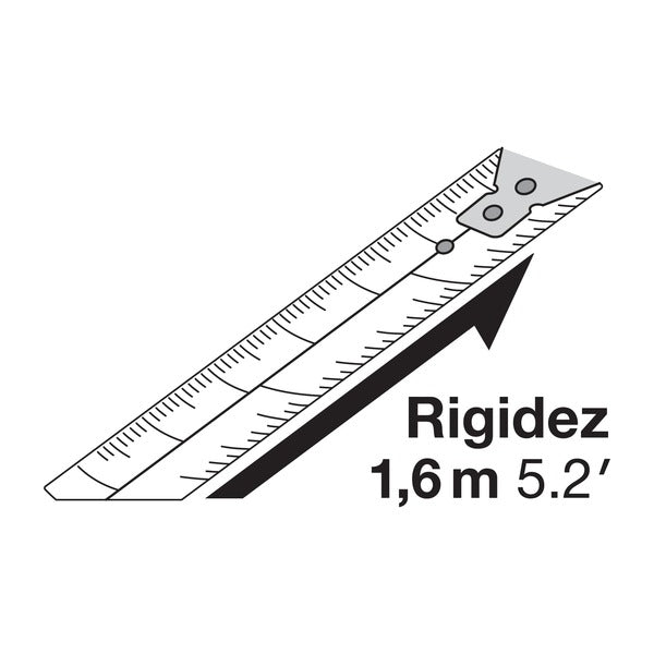 Cinta métrica en tarjeta 5 m