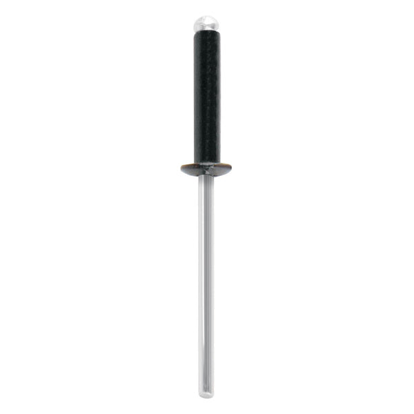 Remache negro 1/8'' X 1/2'' con espiga fiero