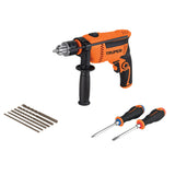 roto martillo profesional 1 2 650w juego de barrenas 2 destornilladores
