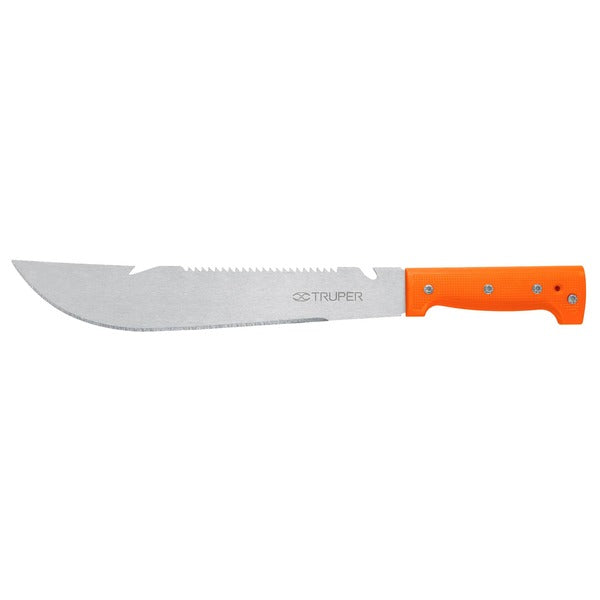 Machete rambo 12'' cacha remachada naranja