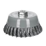cepillo de alambre trenzado fina para esmeriladora