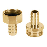 Juego de conectores 1/2" aluminio macho/hembra, truper