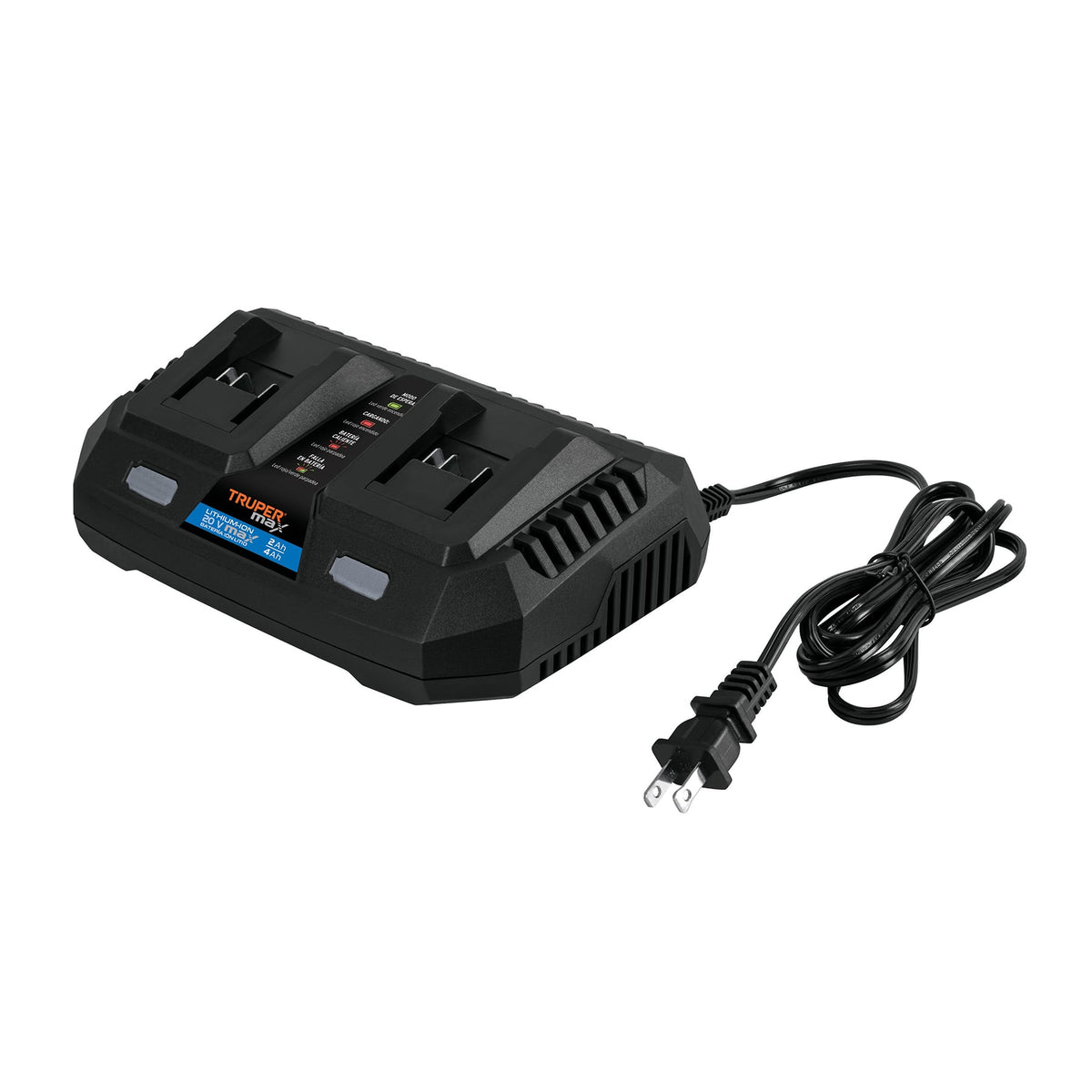 Cargador dual de baterías de ion litio 20V