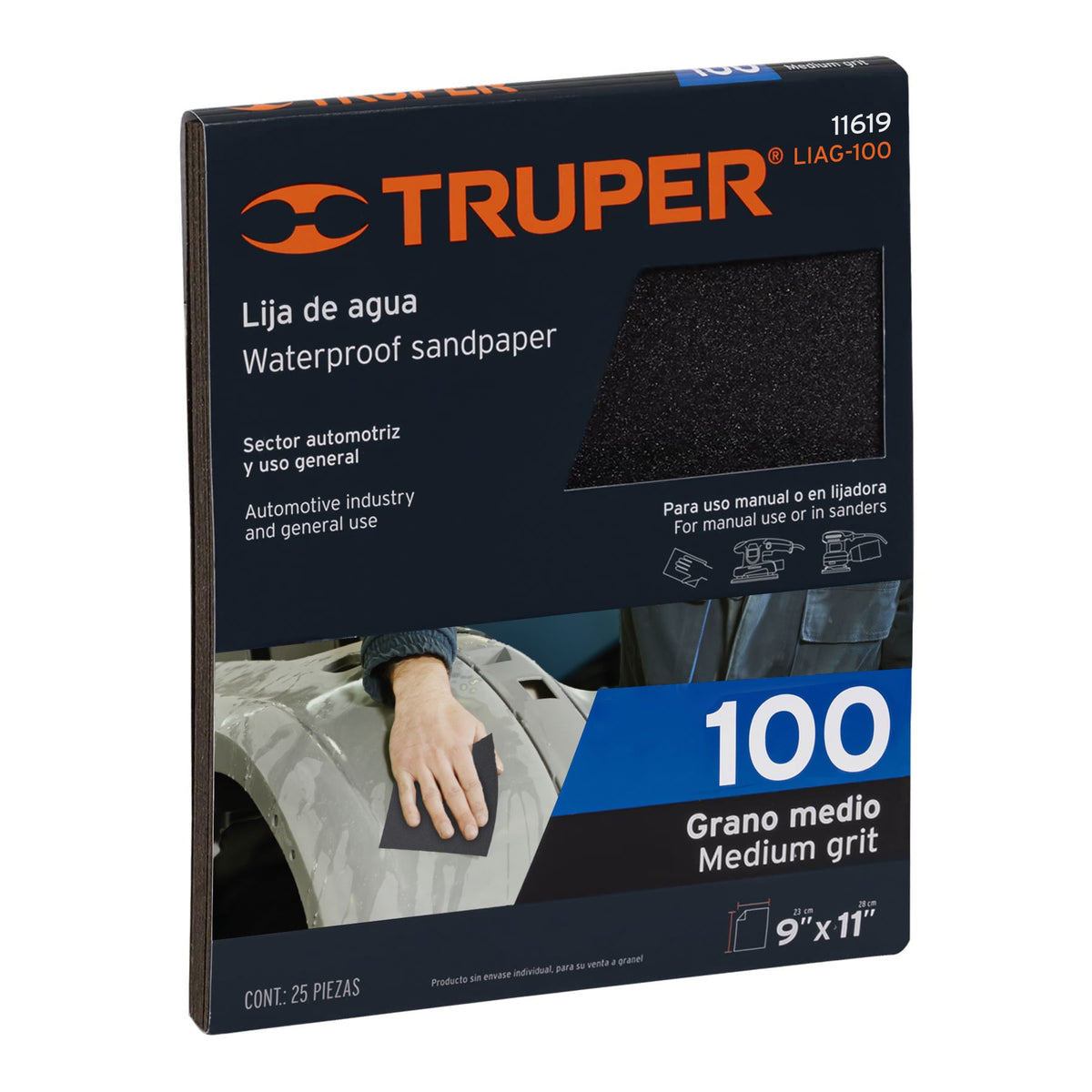 LIJA DE AGUA GRANO 100 TRUPER
