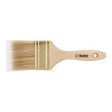 brocha corte recto pelo de poliester mango madera