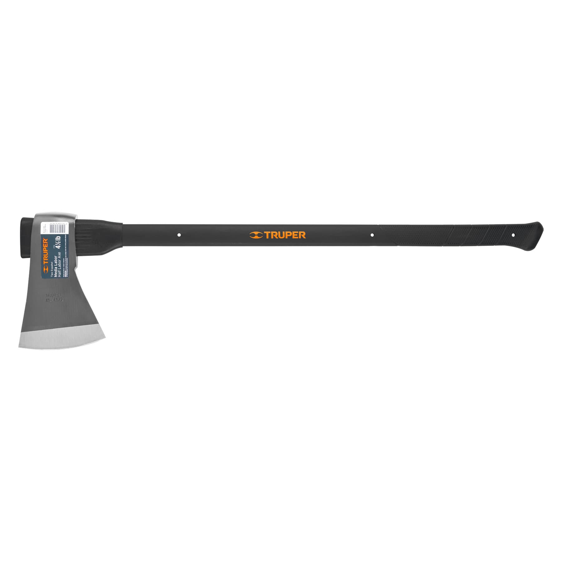 hacha media labor mango de madera