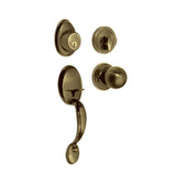 cerradura laton doble pomo
