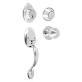 cerradura laton doble pomo