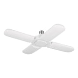 lampara led tipo ventilador 4 aspas ajustables