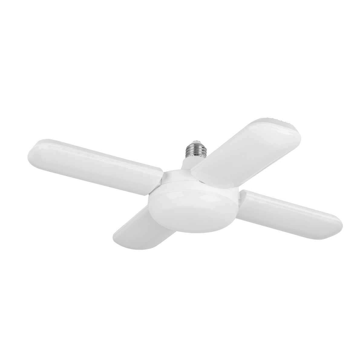 lampara led tipo ventilador 4 aspas ajustables