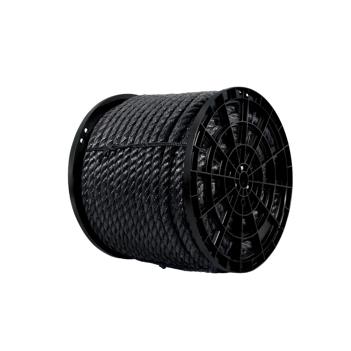 Soga negra de polipropileno de 25mm fiero