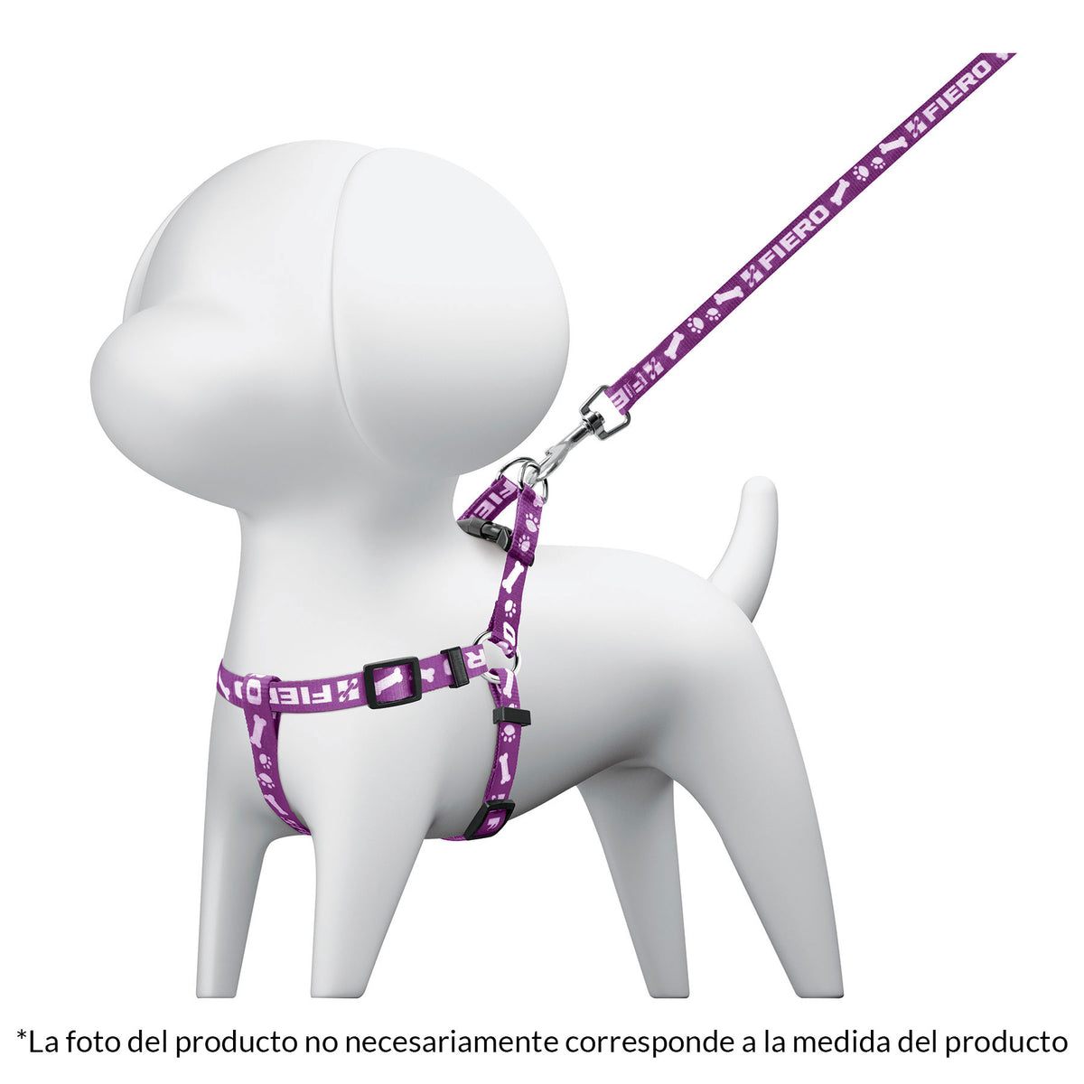 correa para perro con pechera 1 5 cm