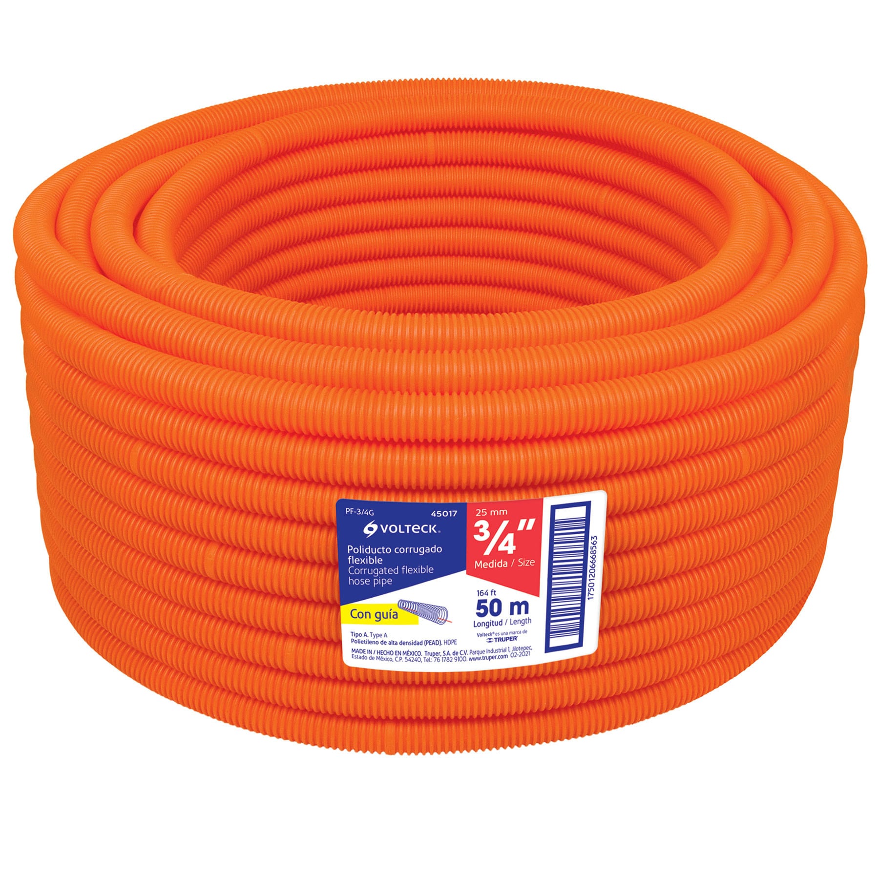 tubo corrugado flexible c guia 1 2 voltech
