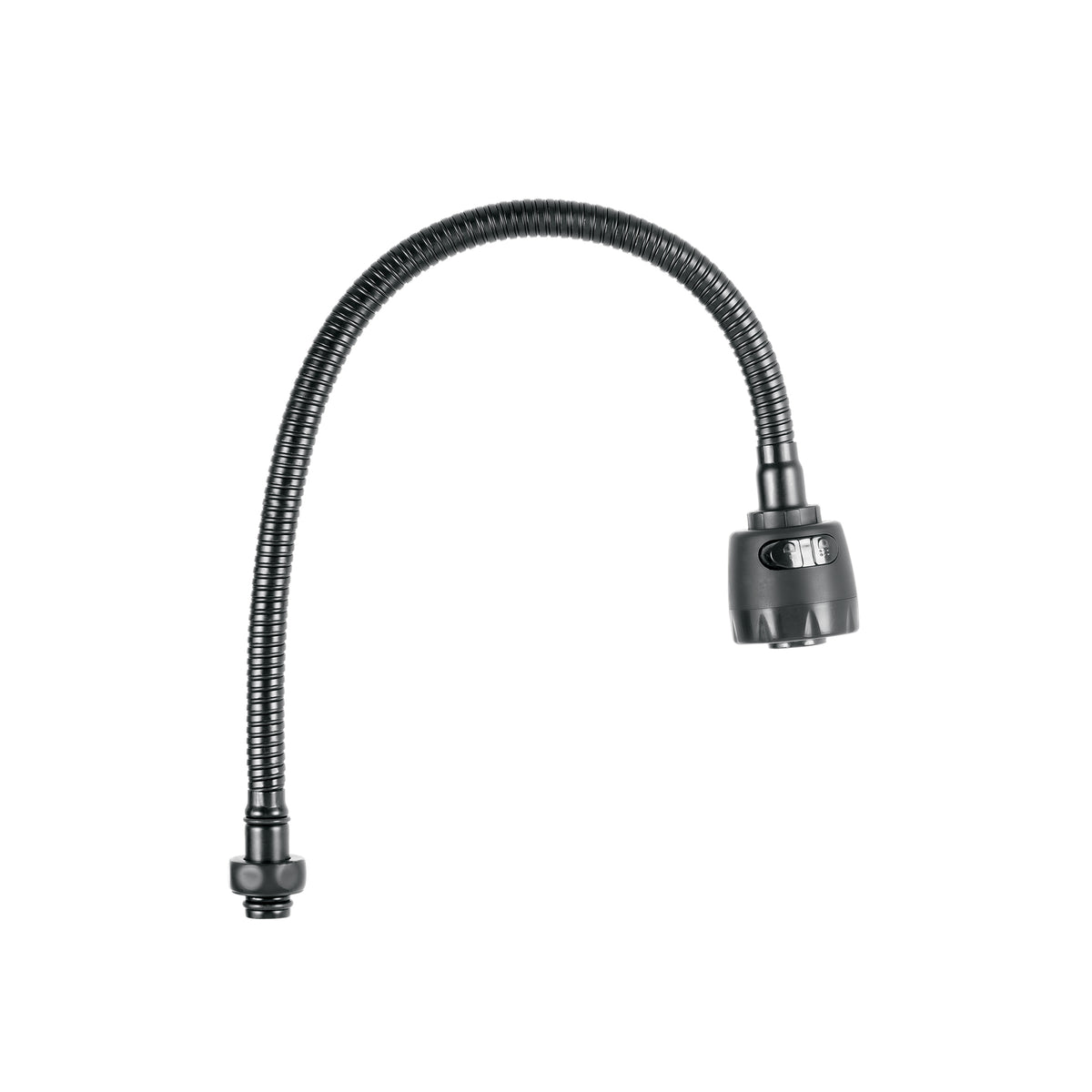 Cuello flexible para mezcladora de fregadero, negro
