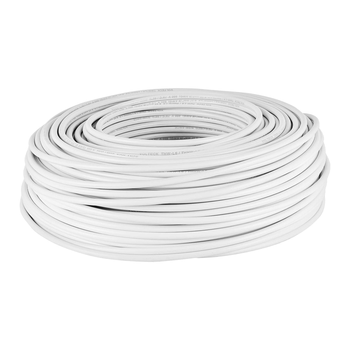 Rollo de 100 m de cable THHW-LS blanco