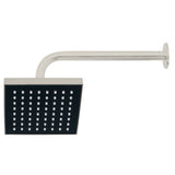 Regadera cuadrada 6", ABS, con brazo y chapetón