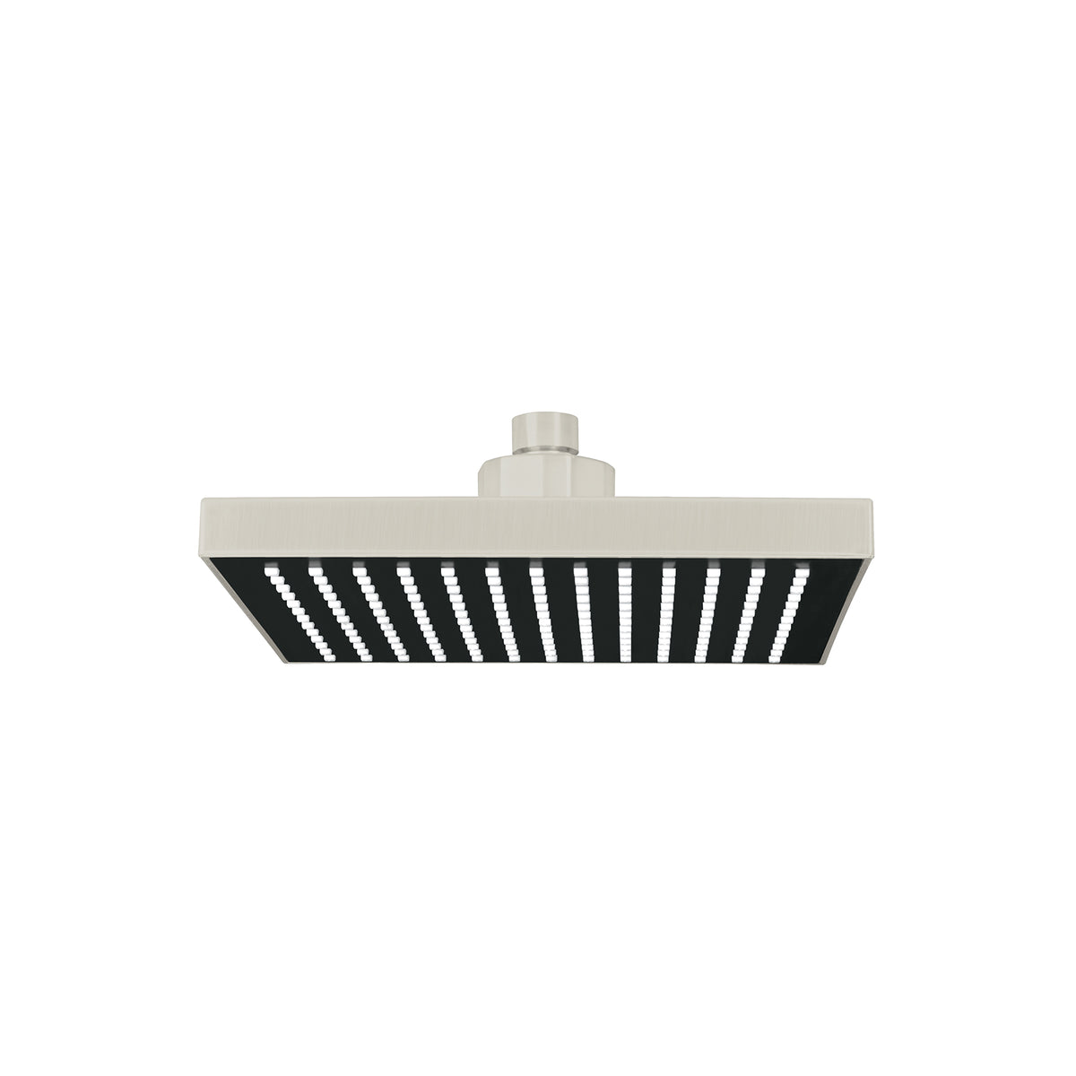 Regadera cuadrada 8", ABS, sin brazo