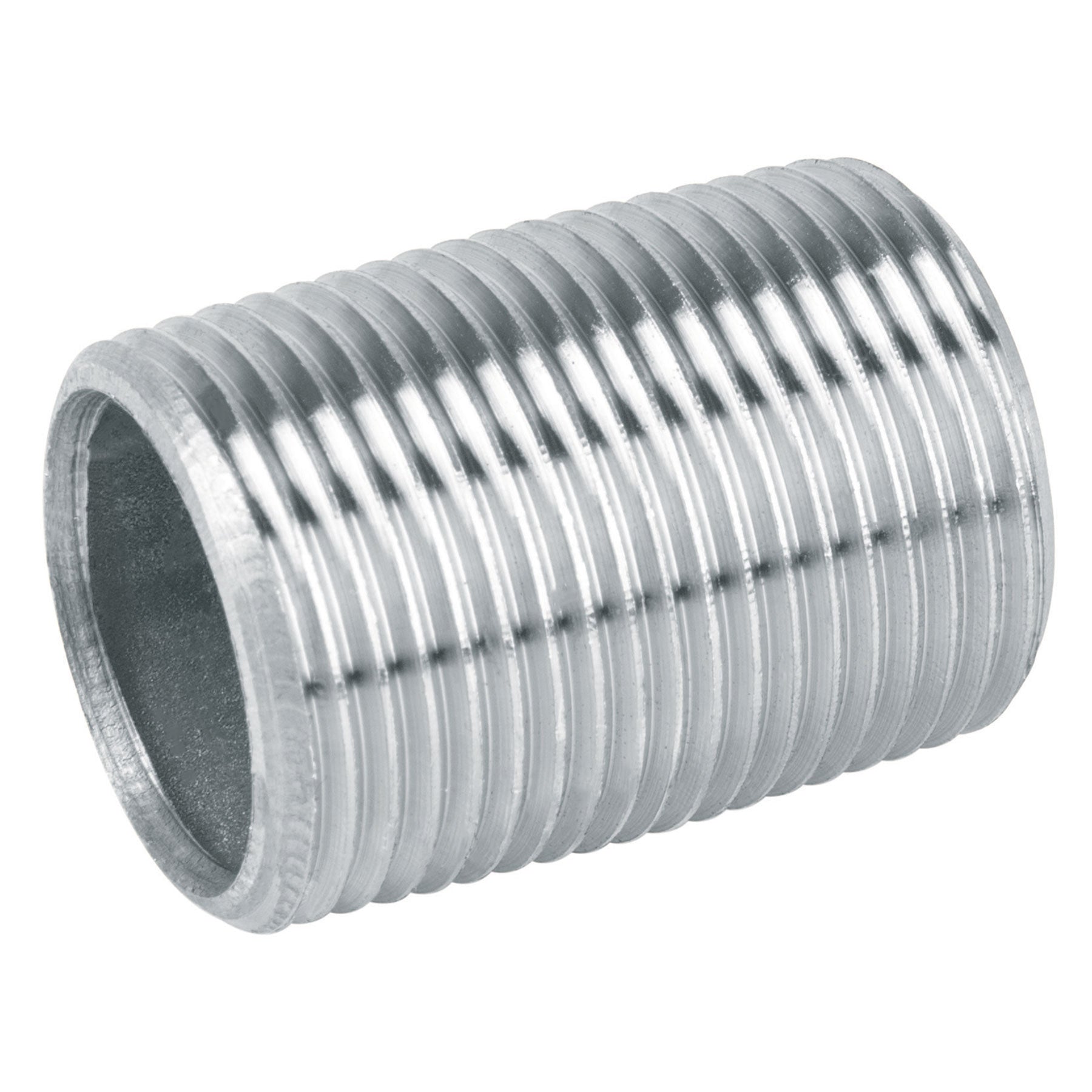 niple galvanizado de cuerda corrida