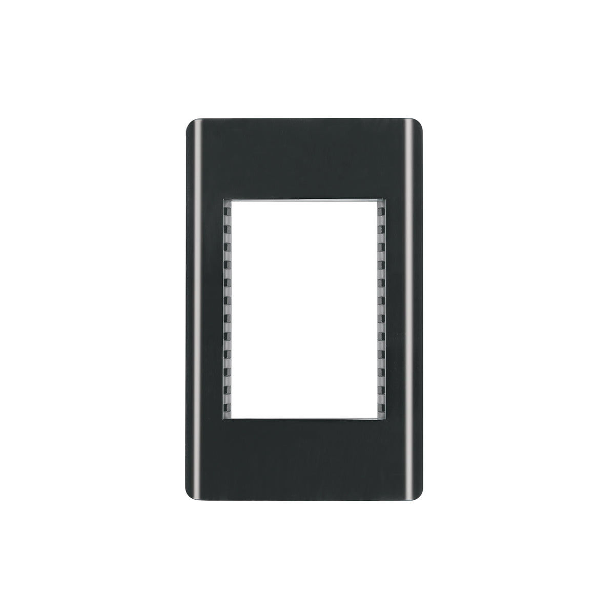 TAPA NEGRA PARA INTERRUPTOR TRIPLE MODULAR