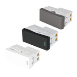 INTERRUPTOR SENCILLO NEGRO SIN TAPA