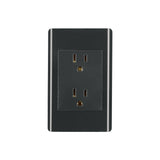 TOMACORRIENTE DOBLE NEGRO