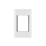 TAPA BLANCA PARA INTERRUPTOR TRIPLE MODULAR
