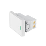 INTERRUPTOR SENCILLO BLANCO SIN TAPA 35MM