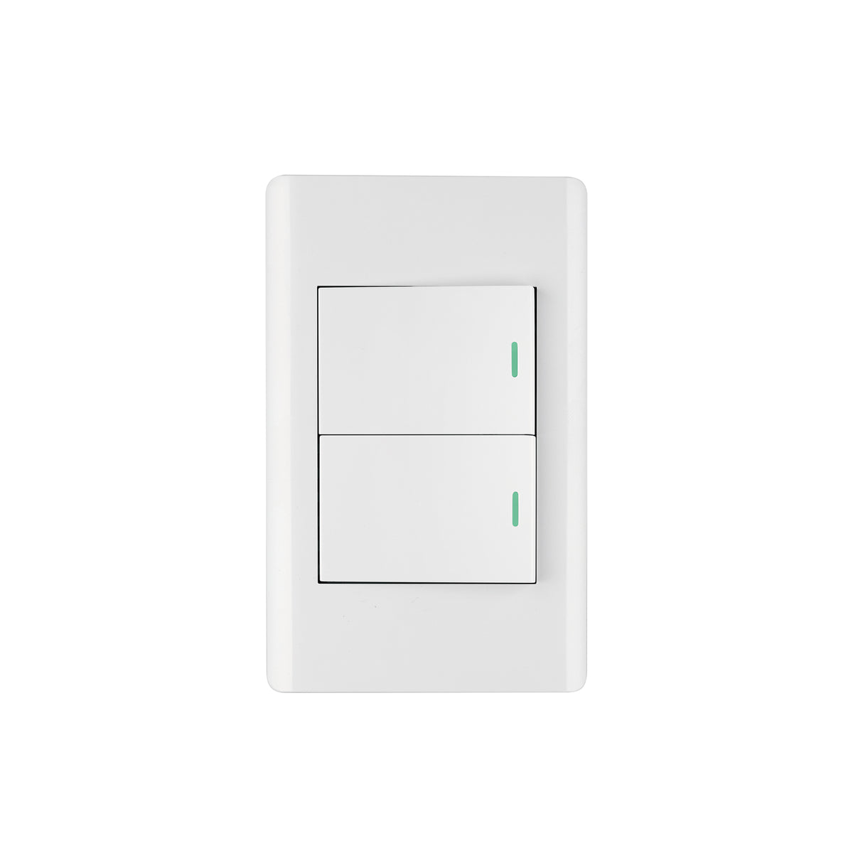 INTERRUPTOR SENCILLO + 1 DE 3 VIAS 35MM BLANCO