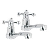 juego 2 llaves para lavabo abs maneral cruceta
